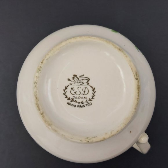 ESD Japan Hand Painted Floral Mug Gold Maman - Gold Gilded Gift Cup for Mother - Picture 8 of 10